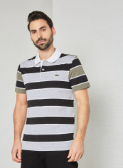 Striped Ultra-Lightweight Polo Multicolour