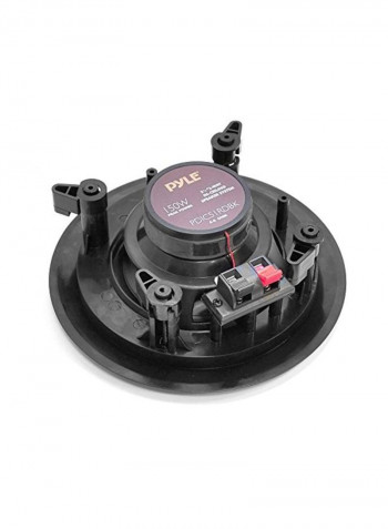 2-Piece Ceiling Wall Mount Speakers B00E94H308 Black