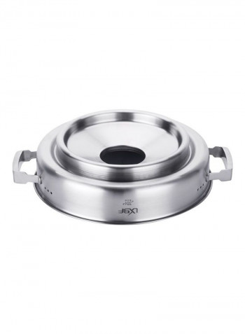 Stainless Steel Steamer Cooking Pot Multicolor 44x34x12cm