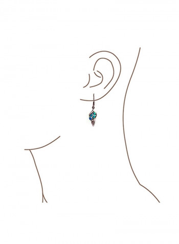 925 Sterling Silver Tropical Beach Seashell Dangle Earrings
