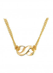 925 Sterling Silver 14 Karat Gold Plated Pendant Necklace