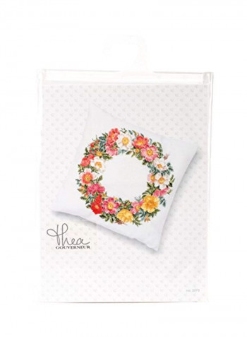 Counted Cross Stitch Kit Red/Yellow/Green