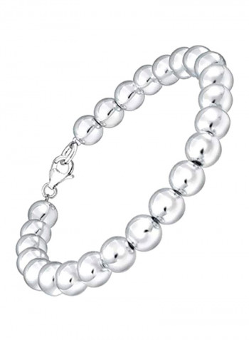 925 Sterling Silver Bead Ball Bracelet