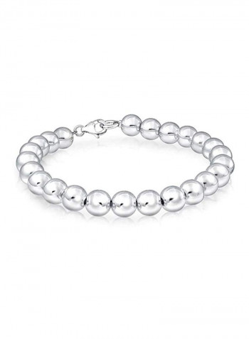 925 Sterling Silver Bead Ball Bracelet
