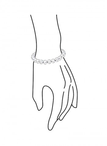 925 Sterling Silver Bead Ball Bracelet