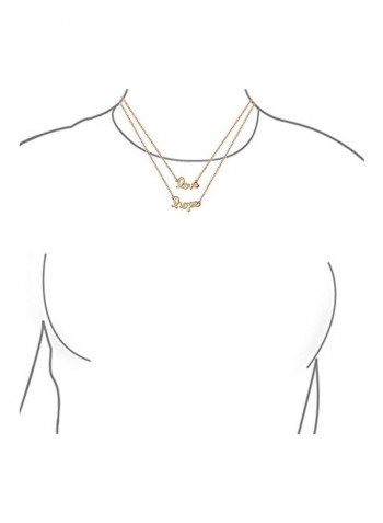 2-Piece 925 Sterling Silver Pendant Necklace