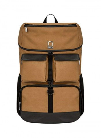 Backpack For 17-Inch Laptop Sandstorm Brown