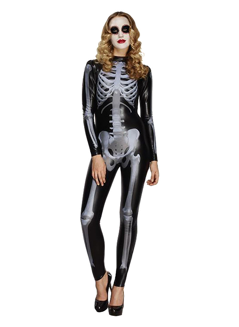 Fever Miss Whiplash Skeleton Costume M