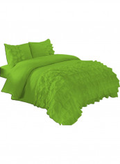 3-Piece Duvet Cover Set Cotton Green 78 X 78inch reviews 3-Piece Duvet Cover Set Cotton Green 78 X 78inch