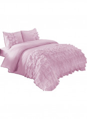 3-Piece Duvet Cover Set Cotton Pink 78 x 78inch reviews 3-Piece Duvet Cover Set Cotton Pink 78 x 78inch