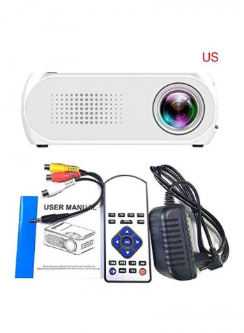 Mini Battery HD Home Theater M227 White
