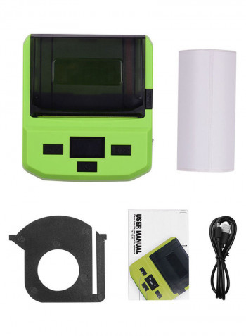 Portable Wireless Thermal Printer Green