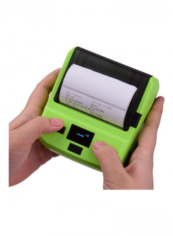 Portable Wireless Thermal Printer Green
