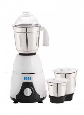 Flora Plus Mixer Grinder with Jars B237 White/Grey