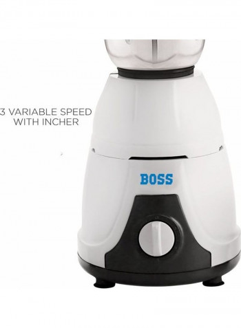 Flora Plus Mixer Grinder with Jars B237 White/Grey