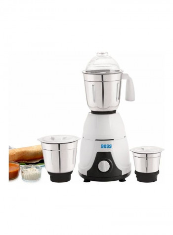 Flora Plus Mixer Grinder with Jars B237 White/Grey