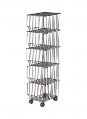 4 Layer Foods and Vegetables Storage Trolley S 42.00 x 29.80 x 30.00cm