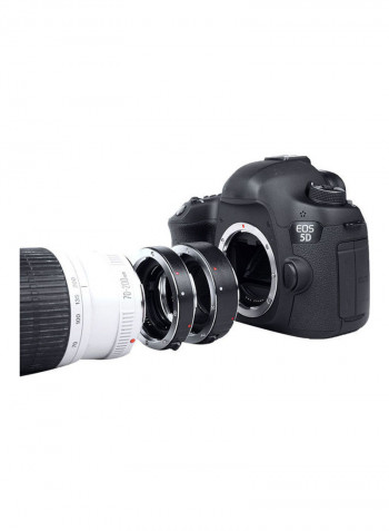 VILTROX DG-C 3Pcs Auto Focus Macro Extension Tube Set for C-anon E-OS EF EF-S Black