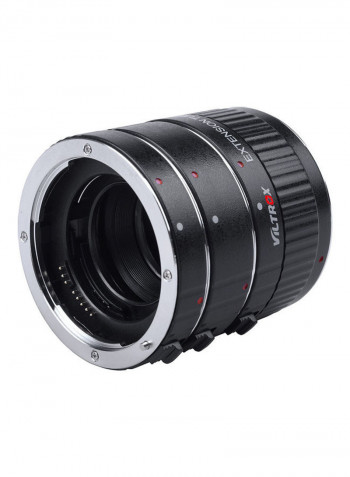 VILTROX DG-C 3Pcs Auto Focus Macro Extension Tube Set for C-anon E-OS EF EF-S Black
