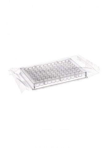 50-Piece Polystyrene Microtest Plates Clear