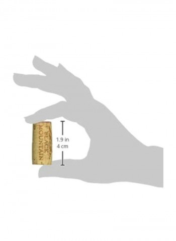 500-Piece Beverage Cork Set Beige 4centimeter