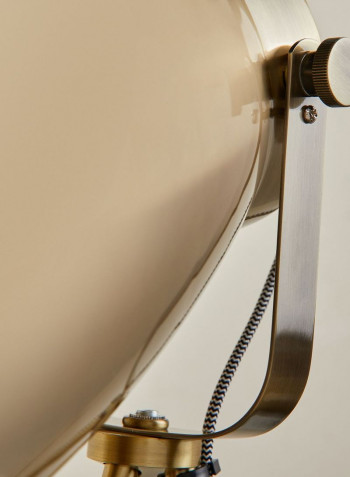 Luxury Mingle Brushed Brass Floor Lamp Gold