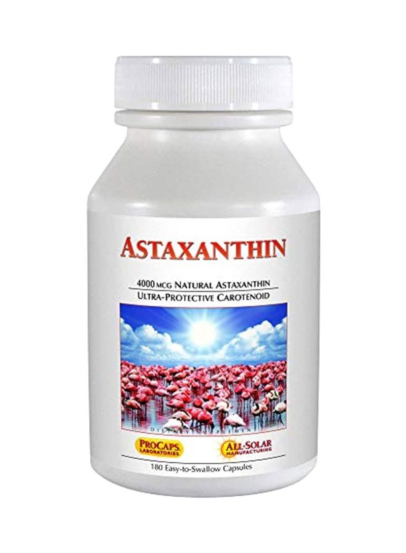 Astaxanthin Dietary Supplement 4000 mcg - 180 Softgels