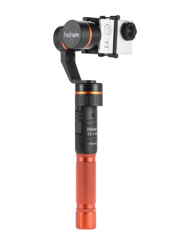 Hohem HG3 3 Axis Handheld Gimbal Action Camera Stabilizer Orange/Black