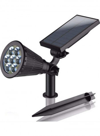 Pack of 4 Waterproof Outdoor Solar Spot Light Black/White