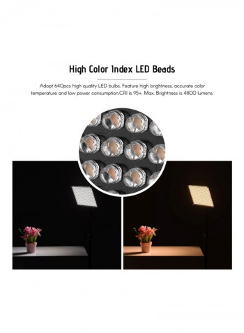 LED Video Light Black