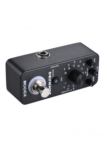 Micro Digital Drum Machine Guitar Effect Pedal With Tap Tempo Function True Bypass