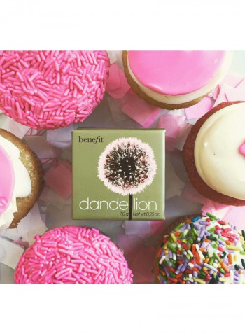 Duo Dandelion Powder With Brush Rose