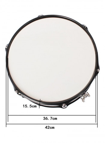 Professional Snare Drum Head with Drumstick and Drum Key Strap