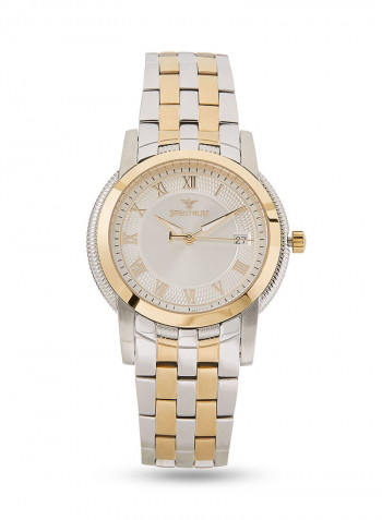 Stainless Steel Analog Watch S12572-1M-3