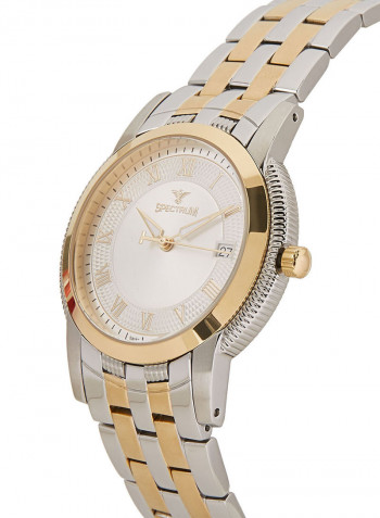 Stainless Steel Analog Watch S12572-1M-3