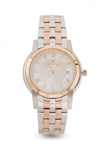 Stainless Steel Analog Watch S12572-1M-5