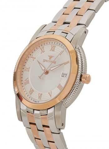 Stainless Steel Analog Watch S12572-1M-5