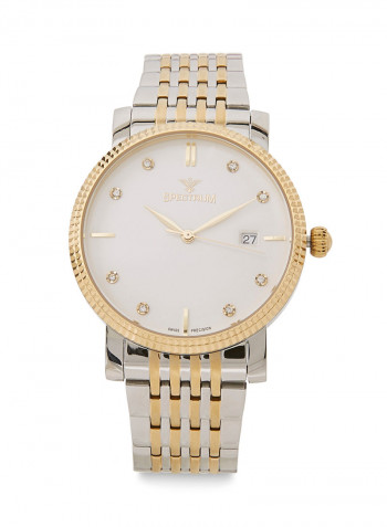 Stainless Steel Analog Watch S12574-1M-3