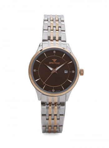 Women's Stainless Steel Analog Wrist Watch 12581L-6