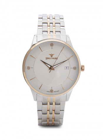 Men's Stainless Steel Analog Wrist Watch 12581M-7