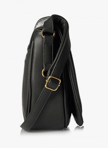 Polyester Blend Crossbody Bag LWSL00207 Black