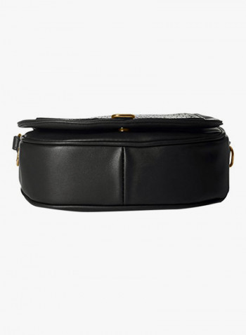 Polyester Blend Crossbody Bag LWSL00207 Black