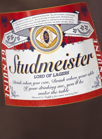 Studmeister Beer Bottle Costume One Size