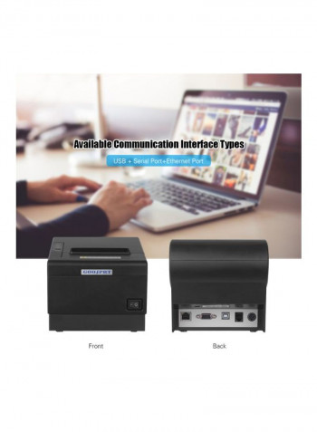 Desktop Themal Printer Black