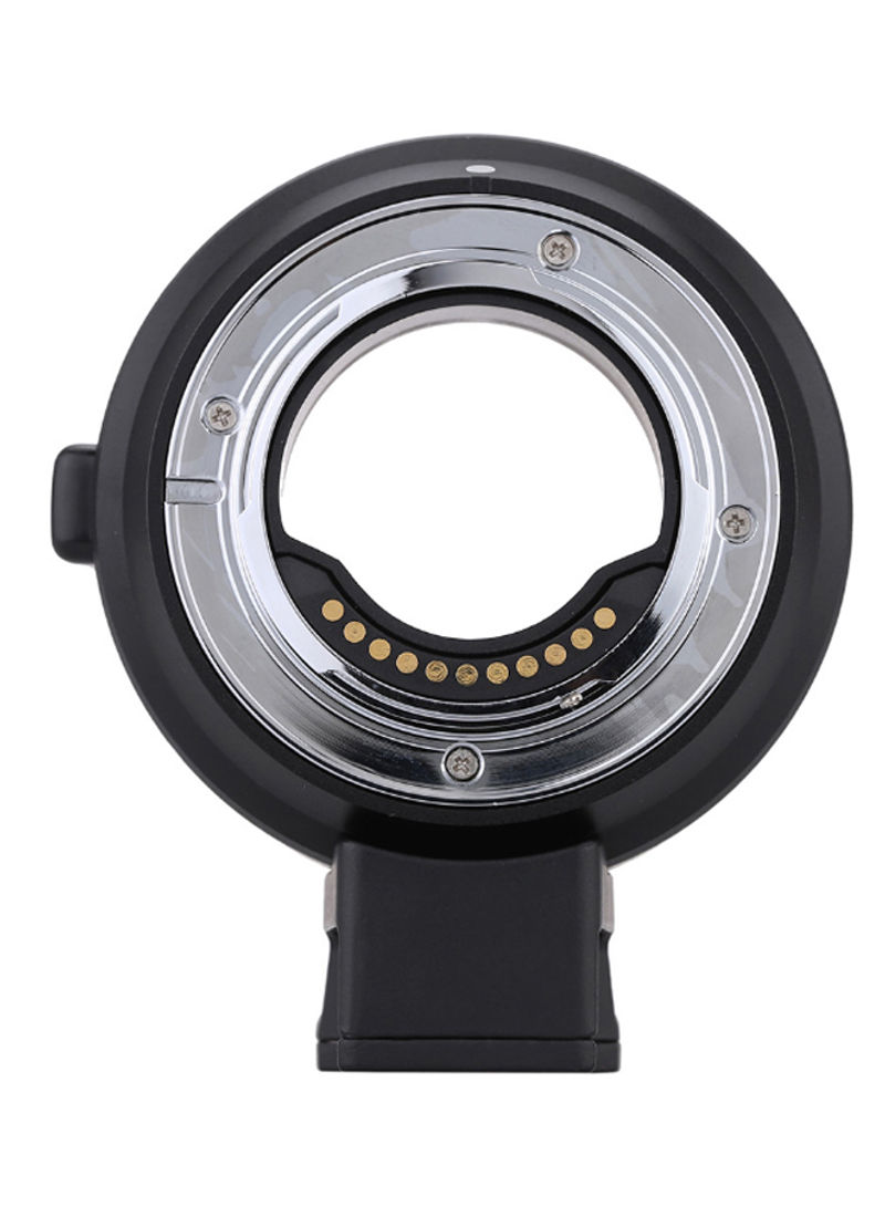 Electronic Aperture Control Lens Mount Adapter Black/Silver