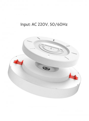 LED Ceiling Light White 36x9x36centimeter