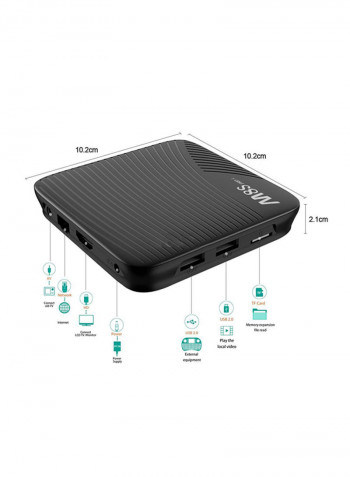 Amlogic S912 Octa-Core HD TV Box V3270EU-16G Black