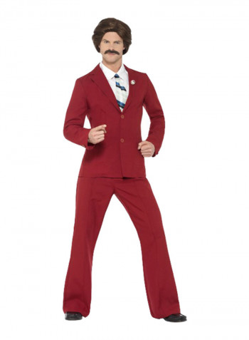 Anchor-Man Ron Burgundy Costume M