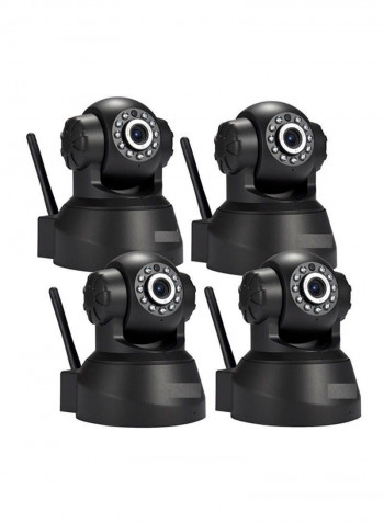 4-Piece Baby Monitor Full HD Night Vision Wireless WiFi IR Motion Detection Security Camera