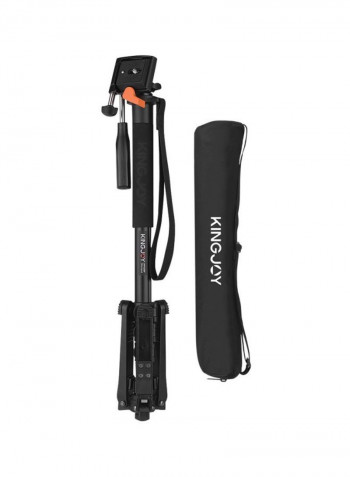 Aluminum Alloy Photography Camera Monopod Black/Red/Orange